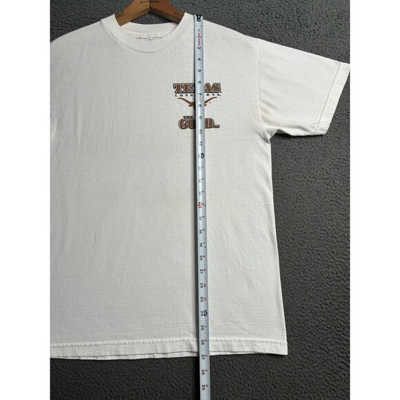 Vintage 90s University Of Texas Longhorns T-Shirt Mens Medium College Rivalry - Picture 12 of 12